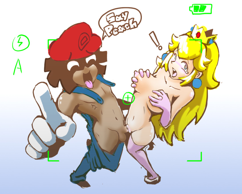 Blonde Beauty’s Self-Insert Adventure with Mario Cosplay