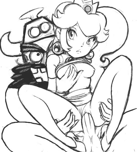 Boosting with Boobster: Mario and the Princess Peach’s Monochrome Breast Manipulation