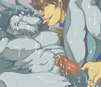 Furry Fetish: Wolf and Human Yaoi in Low Res?