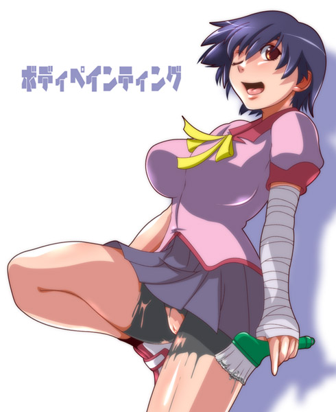 Painting Your Desires: Bakemonogatari’s Kanbaru Suruga Unleashes Her Bodypainted Creativity