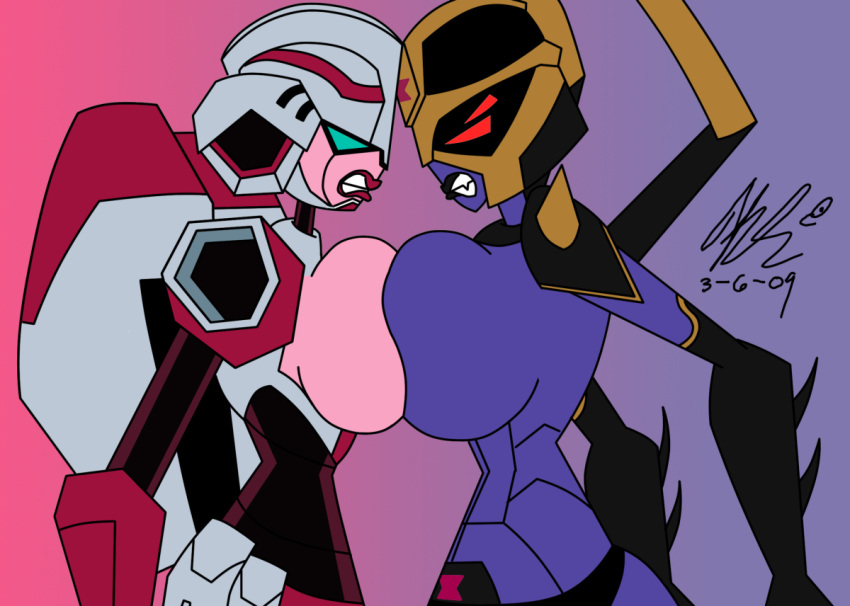 Transformers Temptations: Asymmetrical Docking with Giant Breasts