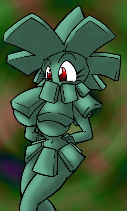 Eyes of Green Pineco: The Brave Pokemon’s Hands Behind Her Back