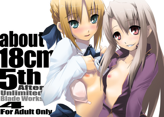 Green-Eyed Grins and Nipple Nudity: Artoria Pendragon and Illyasviel von Einzbern Share a Blouse in FateStay Night!