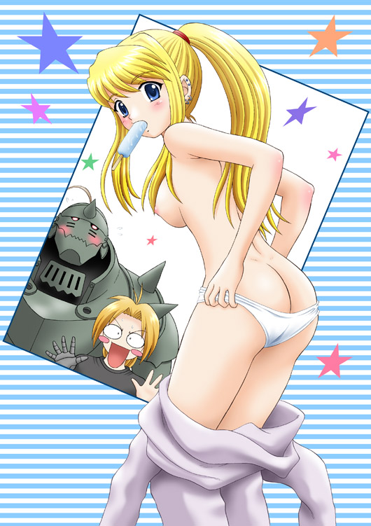 Fullmetal Ass-Plosion – Winry’s Armored Pull