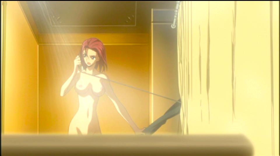 Breast-Cap of Code Geass – Kallen’s Uncensored Red Hair Nude Shower Solo