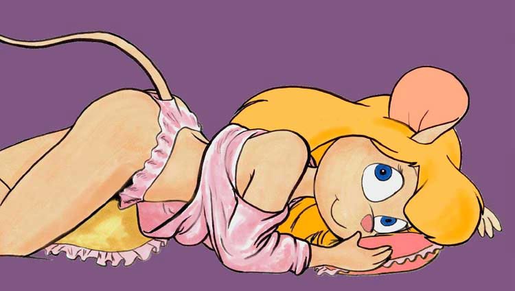 Anthro’s Charm – Blue Eyed Blonde in Mouse Form Pillows