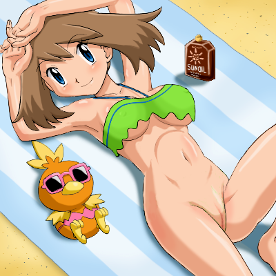 Summer Heat with Torchic – The Naked Beach Adventure