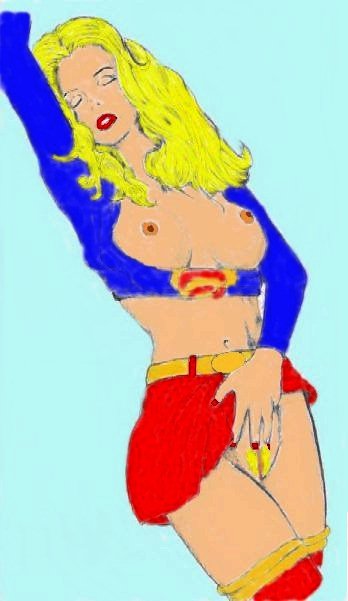 Artistic Pleasure – SuperGirl’s Horny Solo