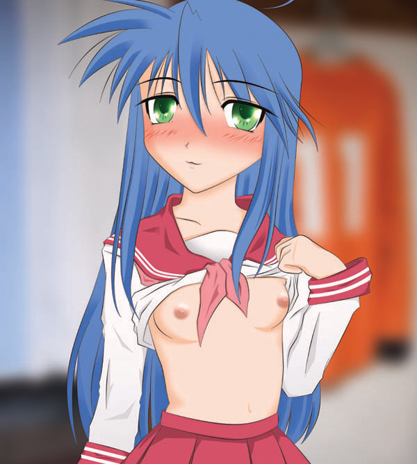 Blue-Haired Goddess: Konata Izumi’s Lucky Day