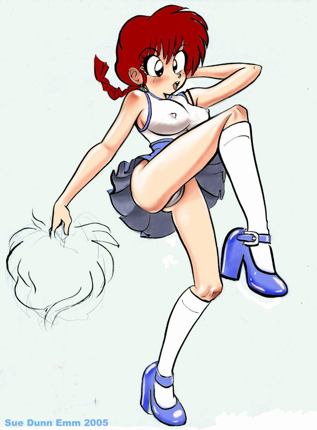 Red-Haired Cheerleader’s Solo Adventure with Ranma Saotome