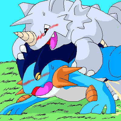 PokéCum: Rhydon’s Stiff Rod Rides Swampert’s Squirmy Tail