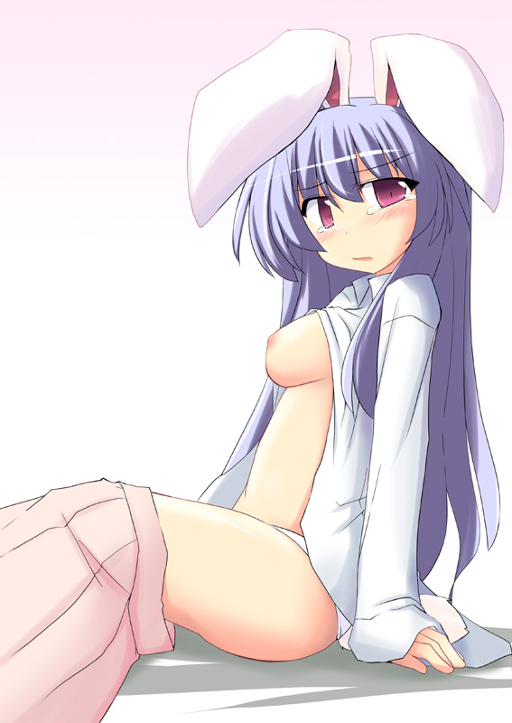 Reisen’s Rabbit Ears: One-Legged Solo in Udonge Inaba’s White Panties