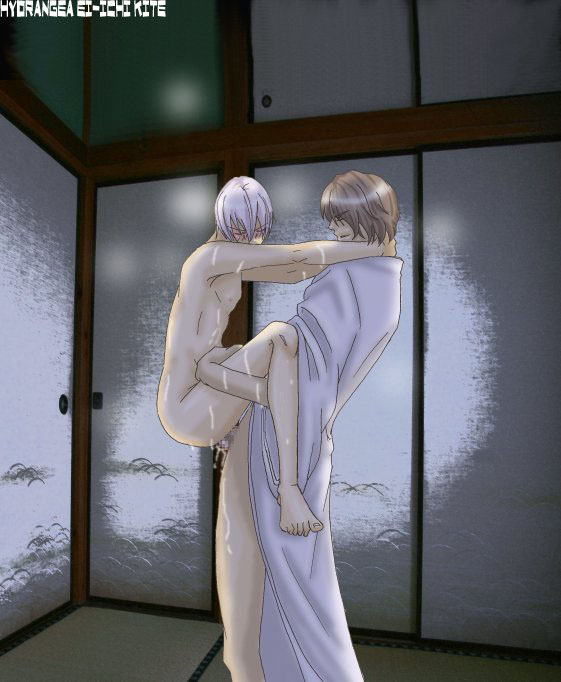 Boys of Bleach: Double Penetration with Aizen and Ichimaru