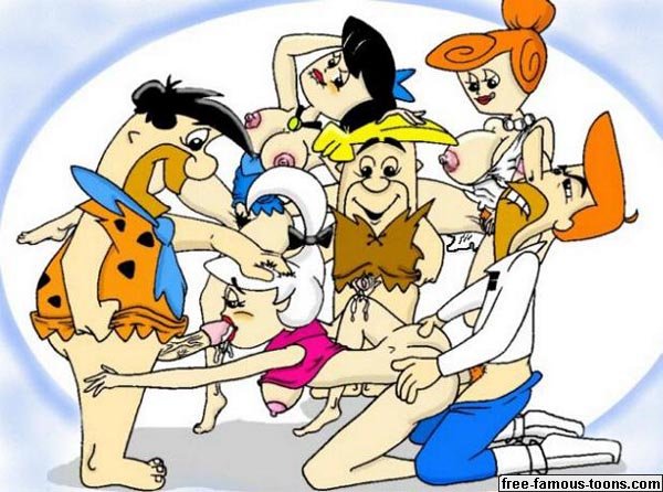 The Flintstone Sisters: A Prehistoric Incestuous Swingers Party with Fred and Barney