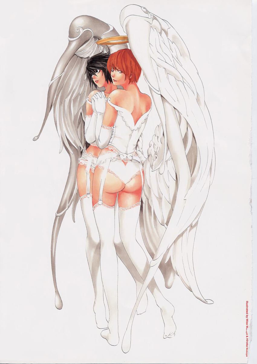 Androgynous Angels in Bridal Lingerie, Crossdressing and Eye Bags – A Lawliet’s Tale of Death Note Duo Elbow Gloves