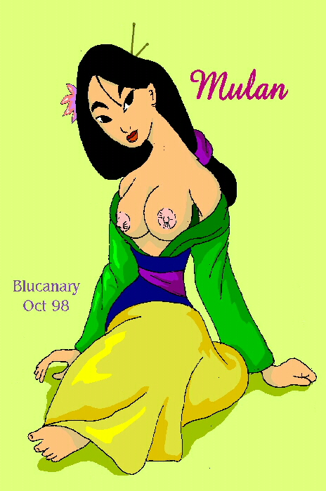 Mulan’s Royal Green Nipple Tease