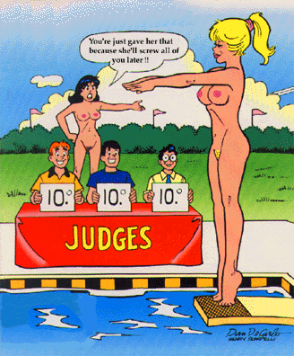 Betty’s Bare Breasts: The Swim Meet Seduction!