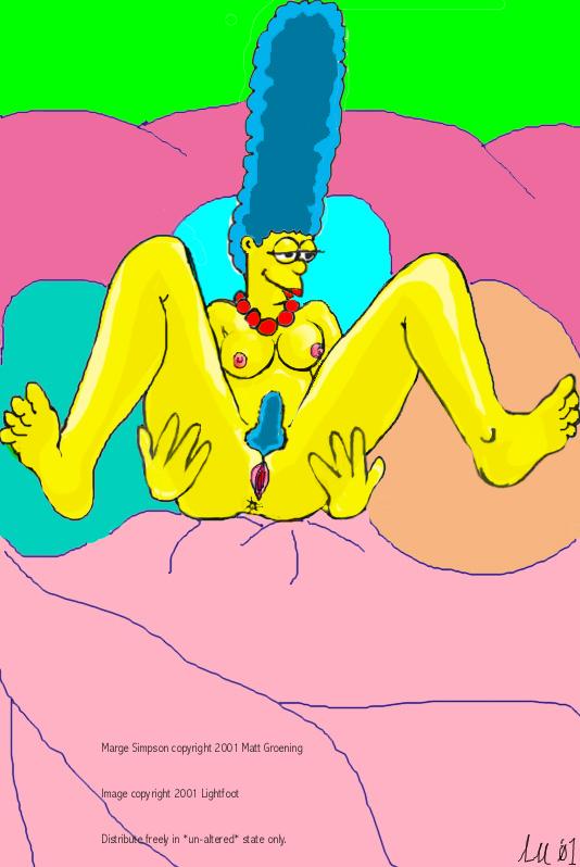 Marge Simpson’s Pink Nipples: Uncensored Vagina!