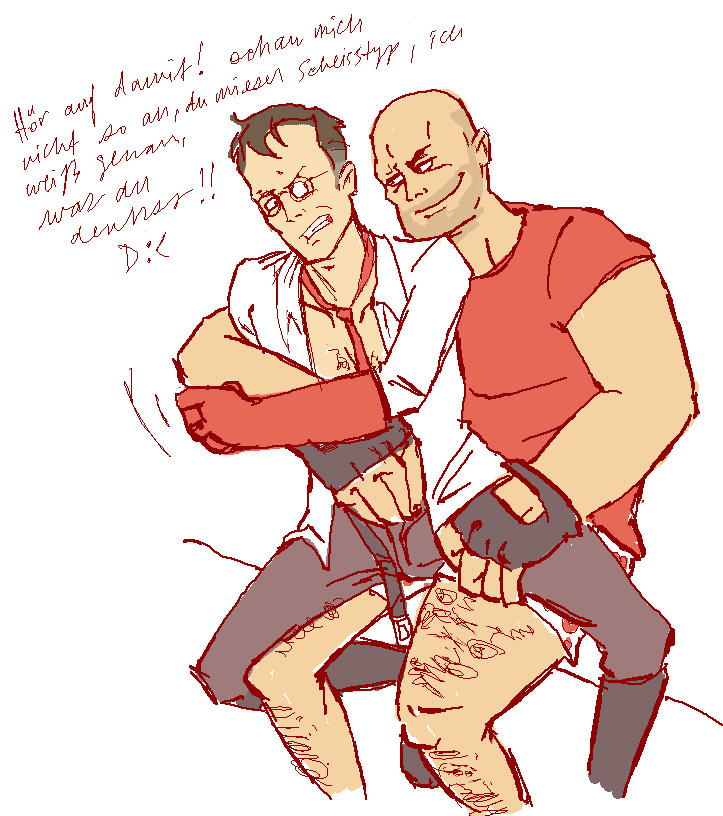 TF2 Yaoi: Medic and Heavy’s Tactical Team-up