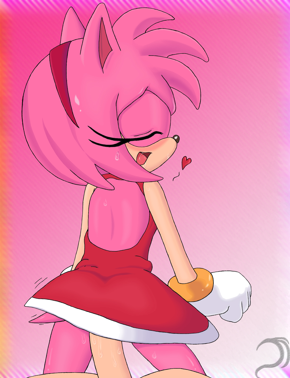 Amy Rose’s Clothed Heart-Pounding Sex with Sonic the Hedgehog.