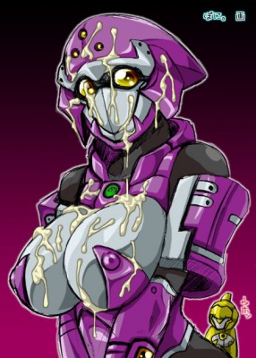 Femme-bot Phantasies: Rule 63 Breast Cumming Mechas