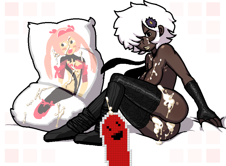 Dark Desires: Pillow Princess with the Silver Thigh-Highs