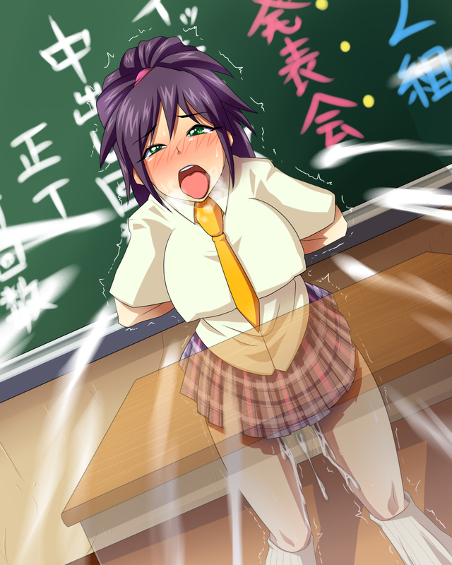 Blushing Beauty’s Classroom Cum Swap!