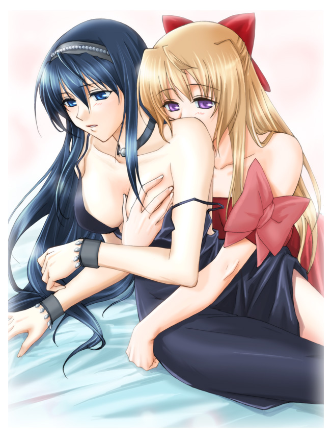 Blue Eyed Blondes: Yuri’s Tempting Embrace