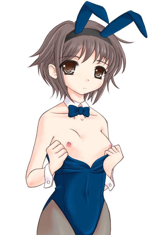 Brown-Eyed Bunny: Yuki Nagato’s Nipple Play