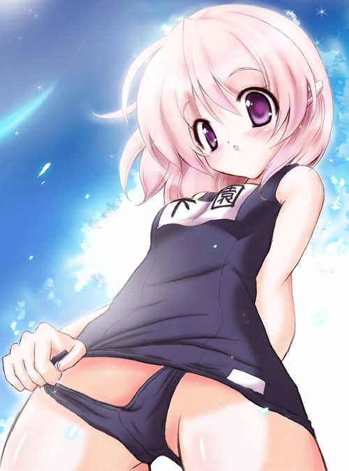 Purple-Eyed Siren: One-Piece Swimsuits and Pink Hair, Oh My!