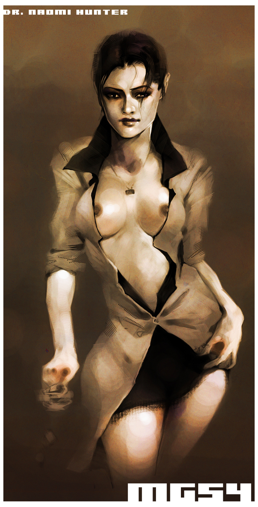 Metal Gear Nipples – Naomi’s Scientific Exposure