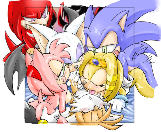 Monotremes Ménage à Trois: Rouge’s Ero-Sonic Experience!