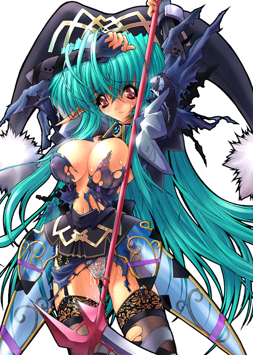 Aqua Hair Beauty’s Nipple Slip on Phantasy Star Online