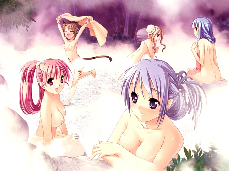 Purple-haired Nymph in the Steam Bath – Convenient Censoring