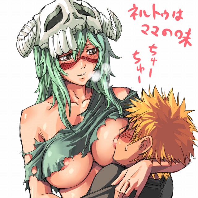 Green-Haired Orphan Sucks Nelliel’s Nipples