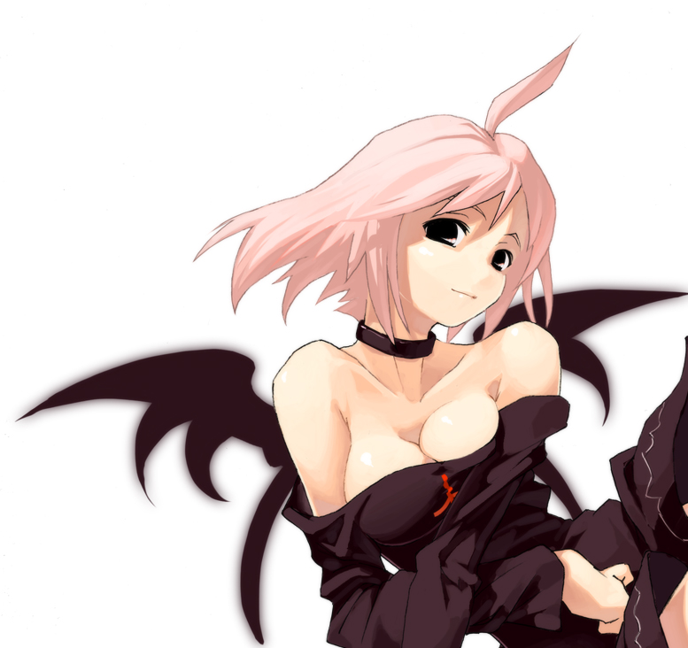 Black Wings: Pink Hair Demon’s Smile