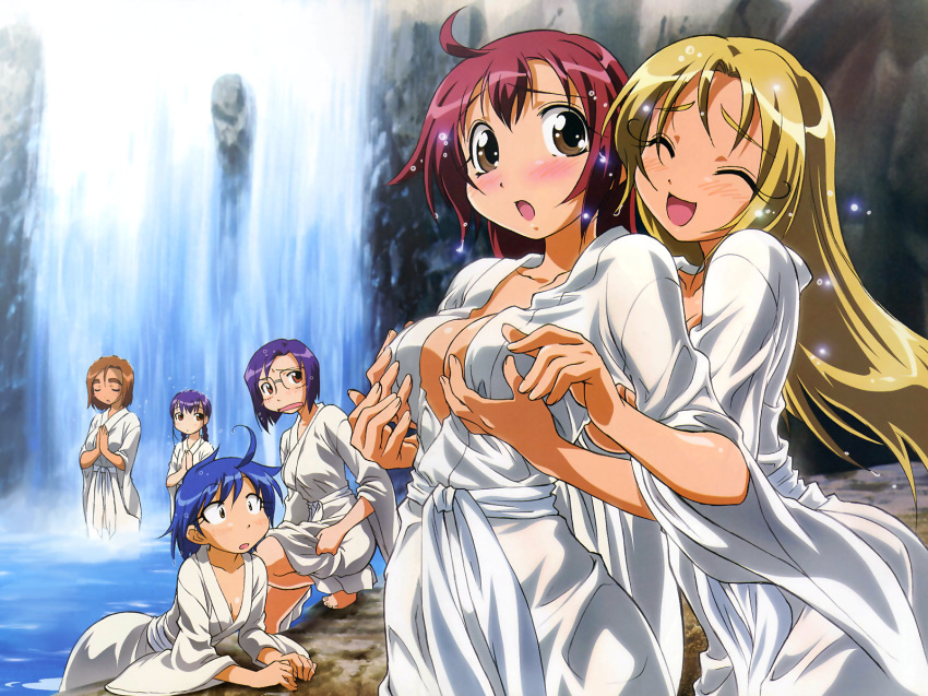 Ethereal Maidens in the Waterfall’s Embrace – A Hentai Epic Unfolds!