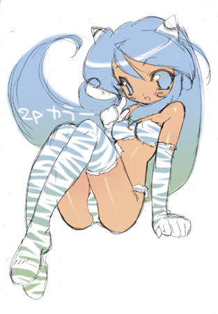 Princess Blue Eyes’ Alternate Color Ass Stripes (Galaxist)