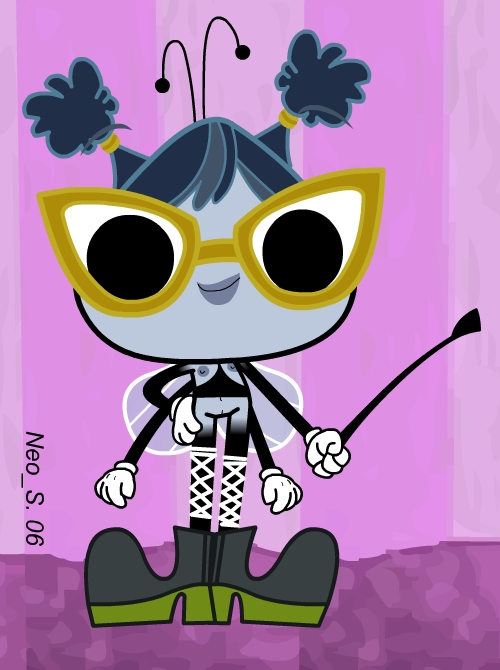 The Buzz on Maggie – Rayna Cartflight Synduo’s Dominatrix Disney Channel Art Style Eyewear Accurate Antennae Nipples Flat Chest Fishnet Legwear Boots Anatomy Insect Girl Pussy