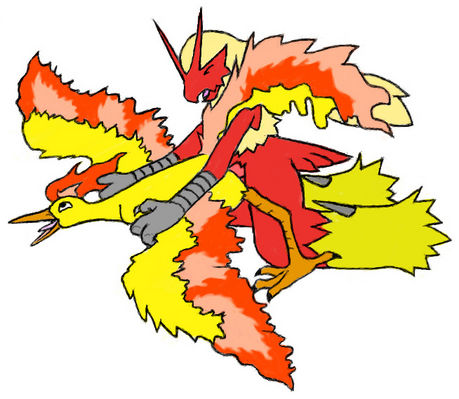 Pokémon Blaze Heat: Moltres’ Intense Desire for a Hot Blaziken RSE Action!