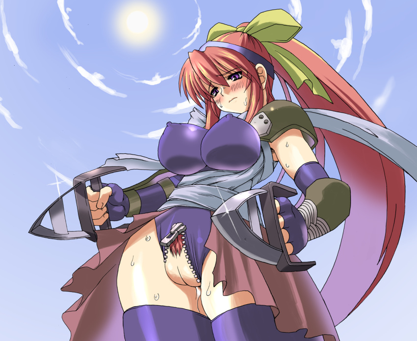 Ragnarok Online – The Assassin’s Fatal Blade Breathes Passion into the Red-Haired Beauty’s Erect Nipples and Very Long, Skin-Tight Gloves, Making her Pussy Tremble with Desire