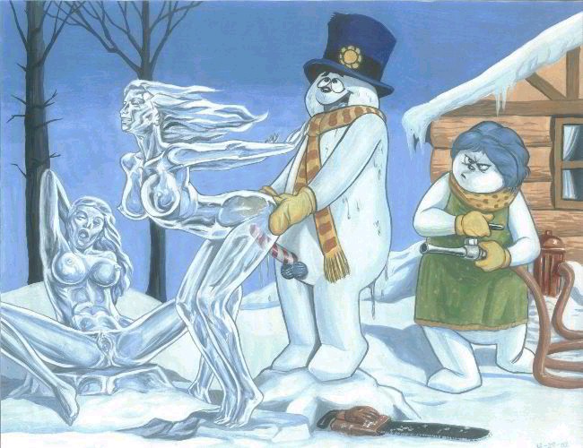 Carved Holiday Delights: Frosty’s Winter Wonderland of Lust