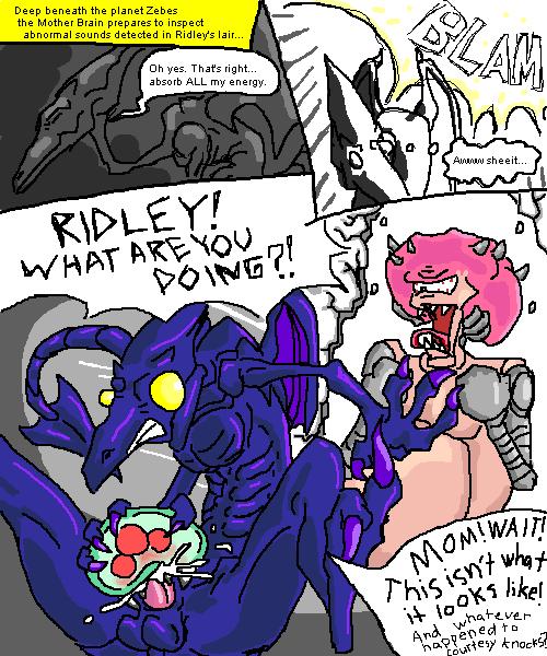 Metroid Milking: Cumming with Mother Brain and Ridley’s Creature