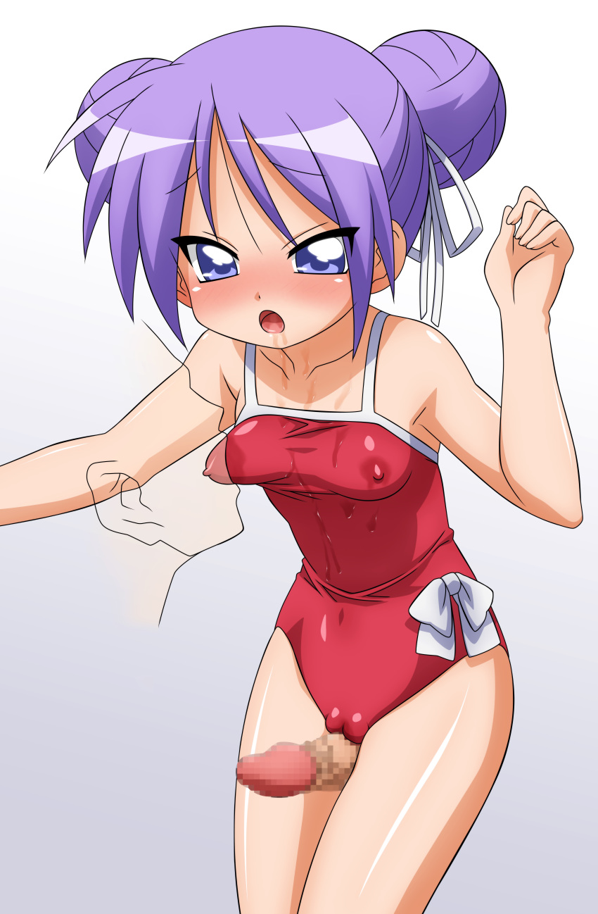 Curvy Kagami’s Censored Cameltoe Adventure