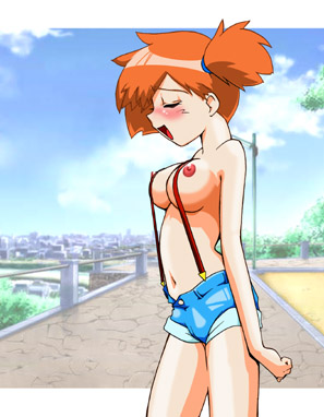 Sapphire’s Nipple Seduction: Misty’s Pokébreasts Exposed!