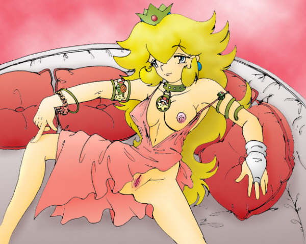 Peach’s Pierced Peaks: One Nipple, Empty Crown