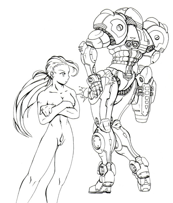 Black and White Smack on Samus’ Ass!