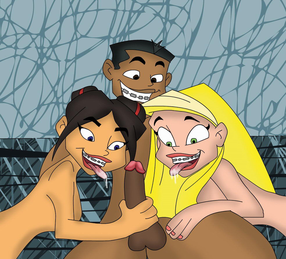 Dark Desires: BraceFace Brock’s Double Penetration with Maria and Sharon