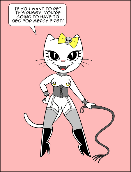 Hello Kitty’s Bondage BDSM Pleasure – White Purrfection!