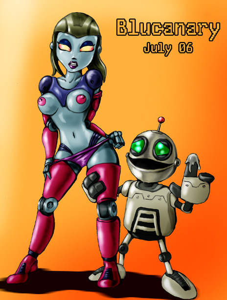 Robotic Pull-Up: Ratchet’s Nipple Tug on Clank’s Underwear.